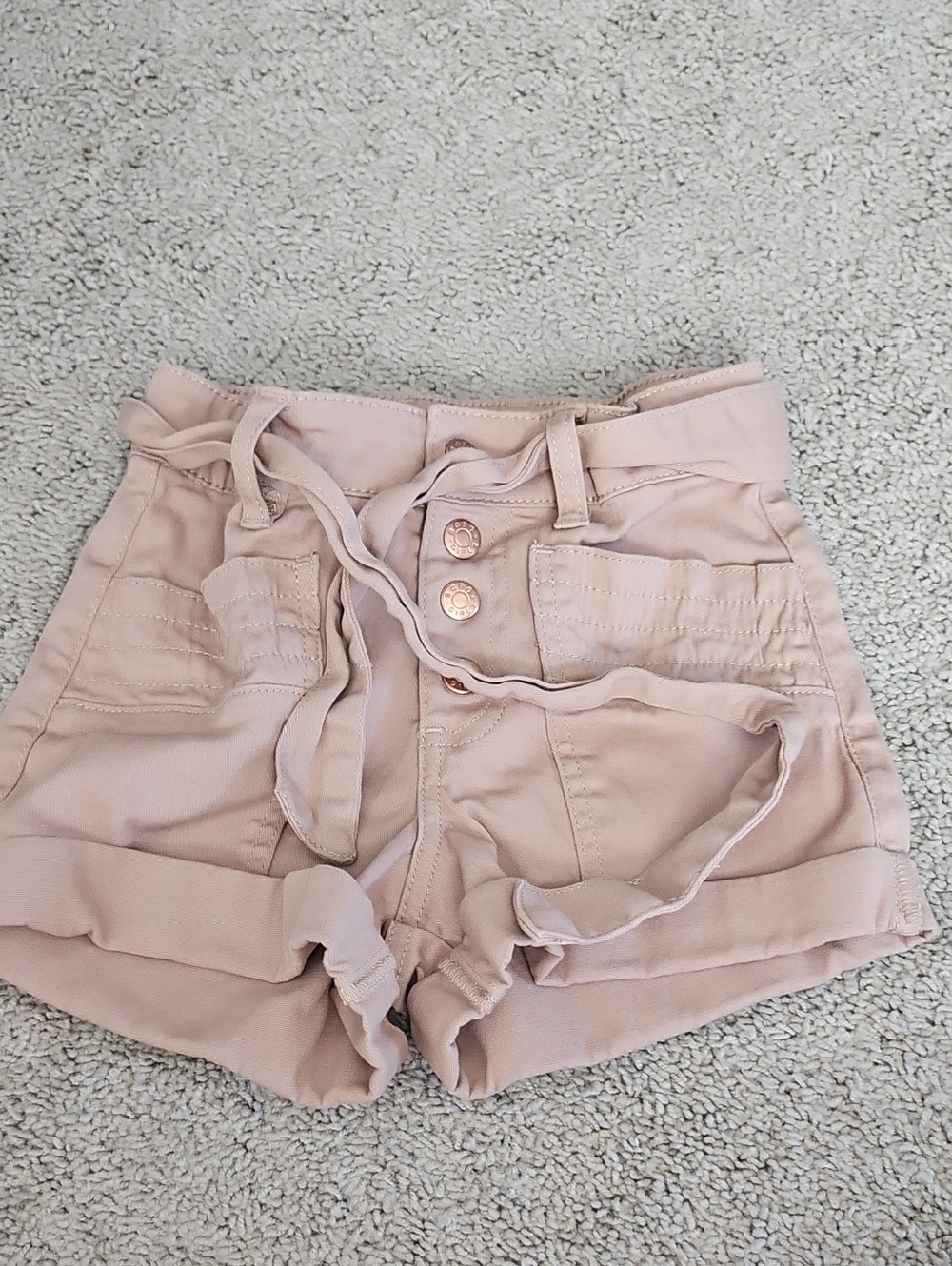 Girls Size 7 Beige Shorts